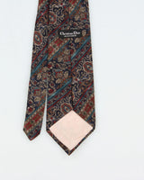 Vintage 1980s Christian Dior Monsieur Baroque Silk Tie