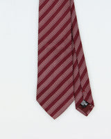 Vintage Y2K 00s Giorgio Armani Pattern Striped Silk Tie