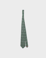 Vintage 1990s Kenzo Diamond Paisley Silk Tie