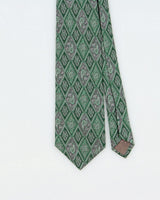 Vintage 1990s Kenzo Diamond Paisley Silk Tie