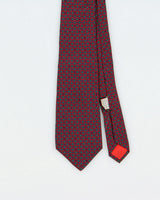 Vintage 1980s Yves Saint Laurent Floral Pattern Silk Tie