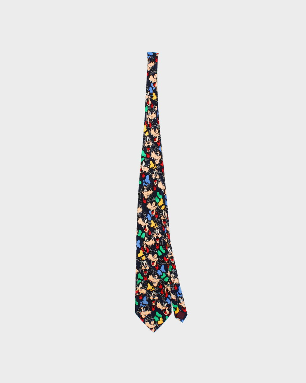Vintage 1990s Disney Mickey Inc. Hand Made Silk Goofy Tie
