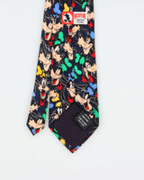 Vintage 1990s Disney Mickey Inc. Hand Made Silk Goofy Tie