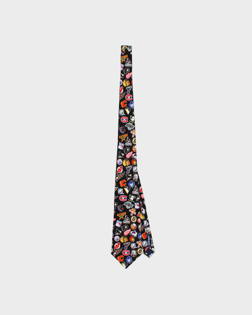 Vintage 1990s NHL Team Badge Tie
