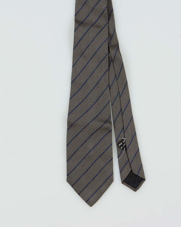 Vintage 1980s Fendi Striped Silk Tie