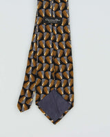 Vintage 1980s Christian Dior Patterned Silk Tie