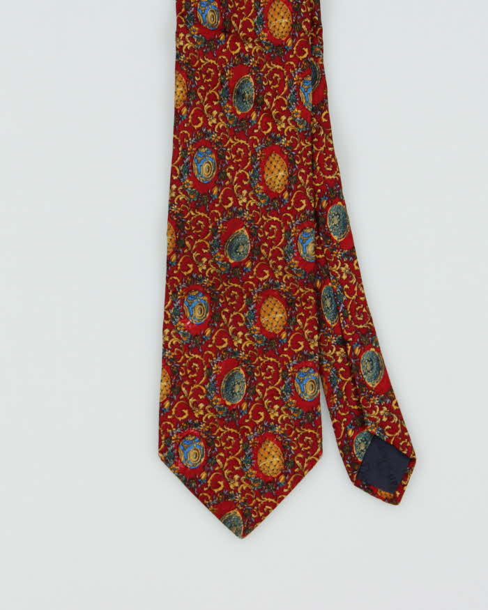 Vintage 1980s Christian Dior Baroque Silk Tie