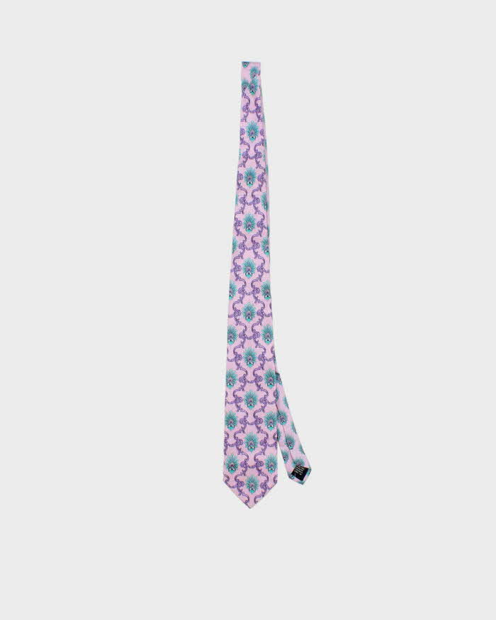 Vintage 1990s Gianni Versace Baroque Silk Tie