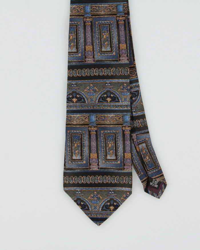 Vintage 1980s Christian Dior Baroque Silk Tie