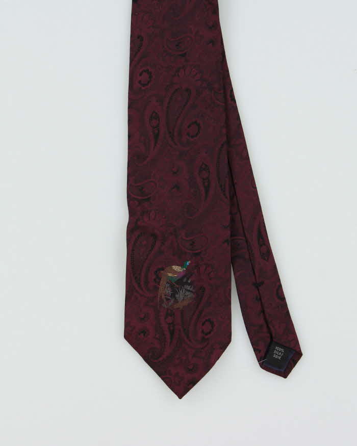Vintage 1990s Polo Ralph Lauren Paisley Silk Tie