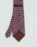 Vintage 1980s Christian Dior Patterned Silk Tie