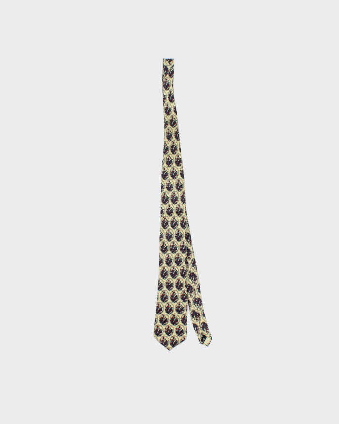 Vintage 1980s Givenchy Patterned Silk Tie