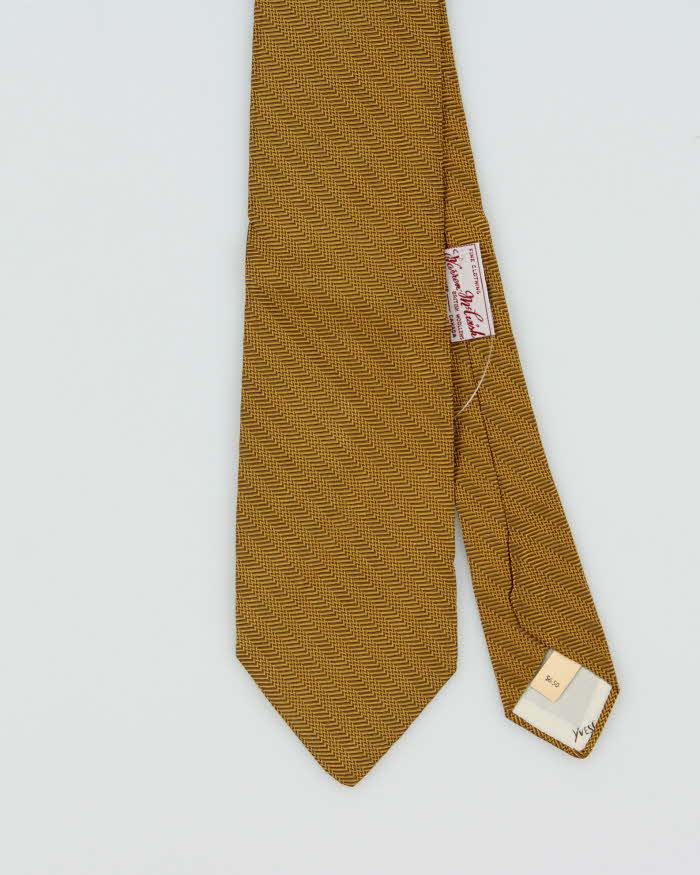 Vintage 1970s Yves Saint Laurent Striped Silk Tie