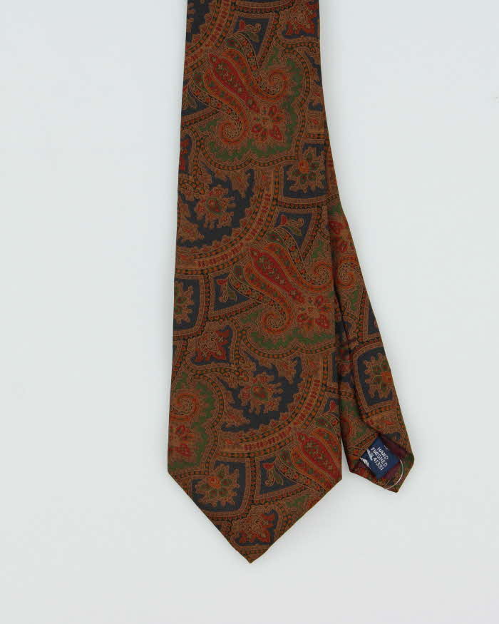 Vintage 1990s Polo Ralph Lauren Paisley Silk Tie