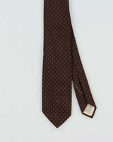 Vintage 1980s Christian Dior Patterned Silk Tie