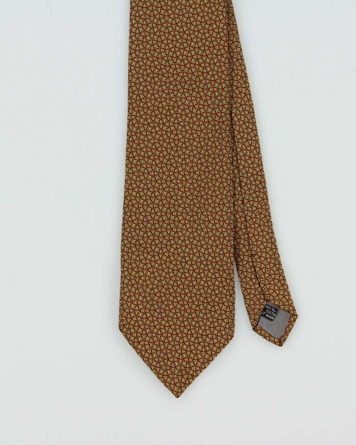 Vintage 1980s Christian Dior Silk Monogram Tie