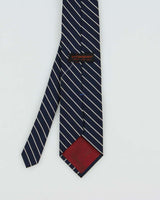 Vintage 1980s Yves Saint Laurent Striped Silk Tie
