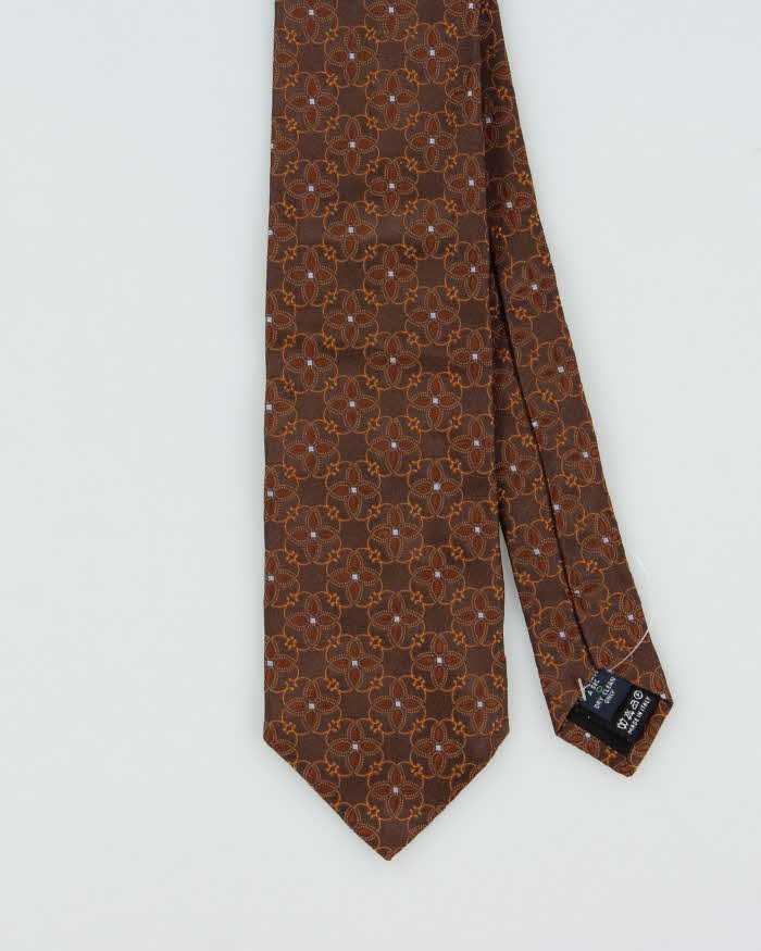 Vintage 1990s Valentino Patterned Silk Tie