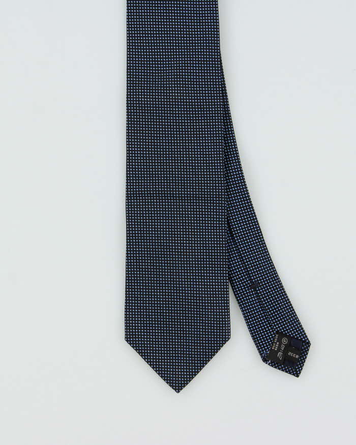 Vintage 00s Ermengildo Zegna Dotted Silk Tie