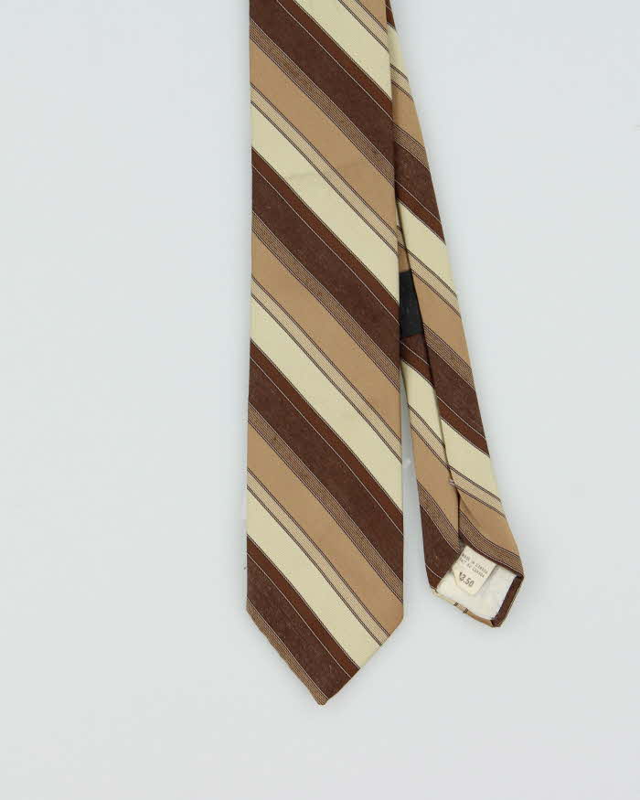 Vintage 1980s Christian Dior Striped Tie
