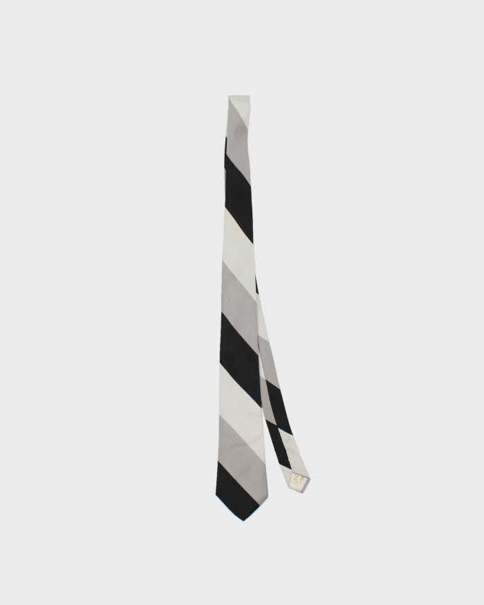 Vintage 1980s Lanvin Patterned Silk Tie