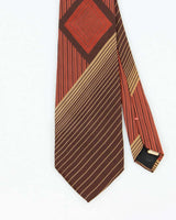 Vintage 1970s Louis Feraud Patterned Silk Tie