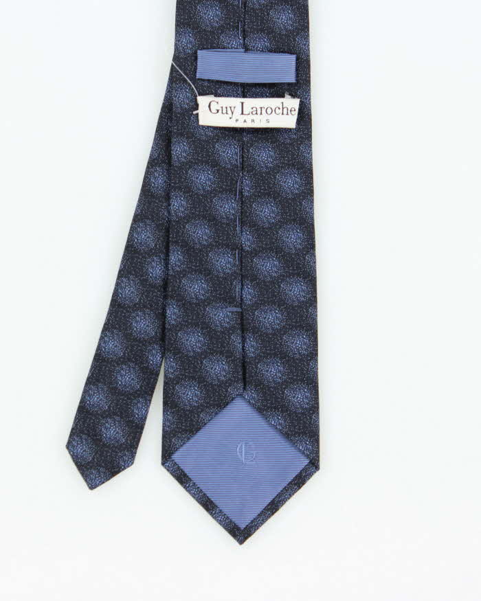 Vintage 1990s Guy Laroche Patterned Silk Tie