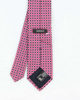 DSWT Versace Medusa Detailed Patterned Silk Tie