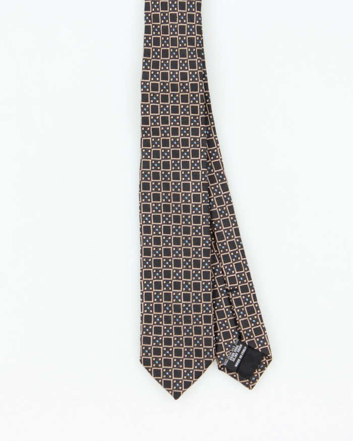 Vintage 00s Dolce &amp; Gabbana Patterned Silk Tie