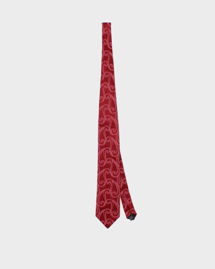 Vintage Y2K 00s DKNY Patterned Silk Tie