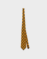 Vintage 1980s Celine Paris Patterned Silk Tie