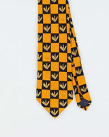 Vintage 1980s Celine Paris Patterned Silk Tie