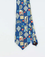 Vintage 1980s Guy Laroche Patterned Silk Tie