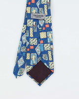 Vintage 1980s Guy Laroche Patterned Silk Tie