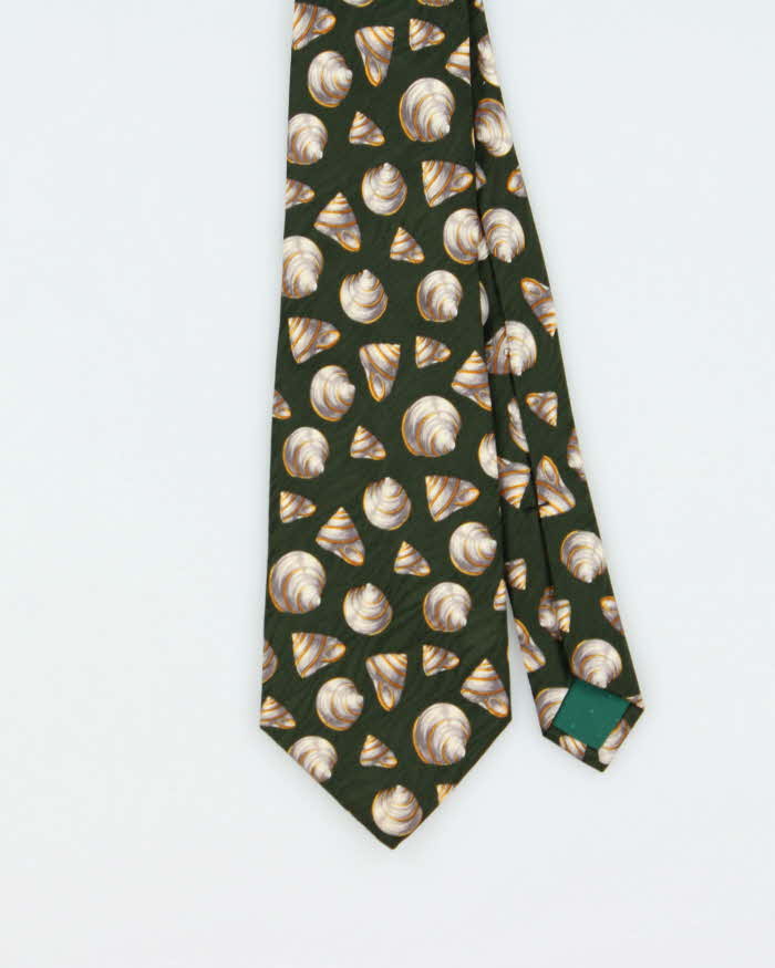 Vintage 1980s Celine Paris Silk Patterned Tie