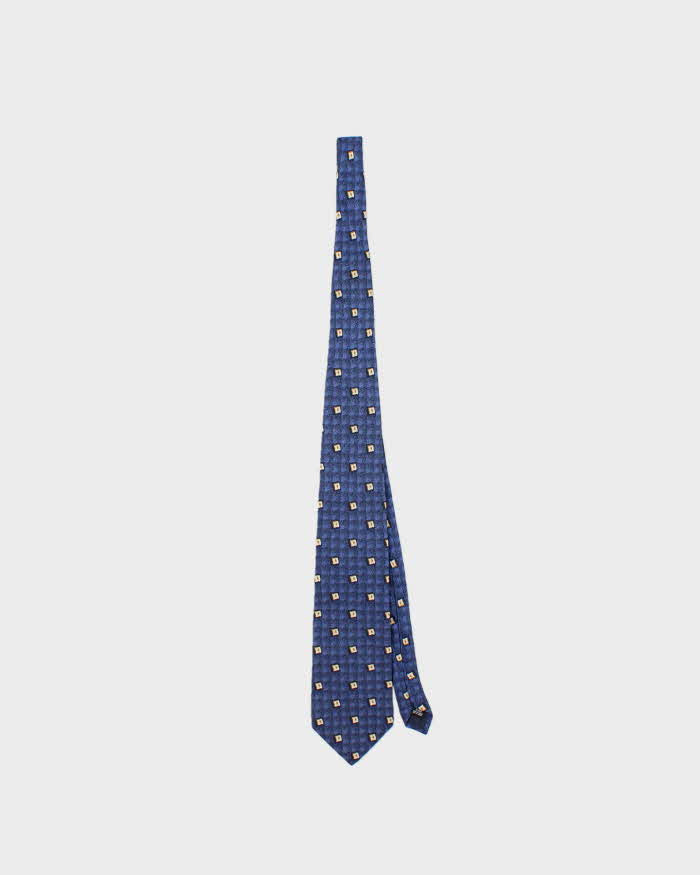 Vintage 1980s Christian Dior Patterned Silk Tie