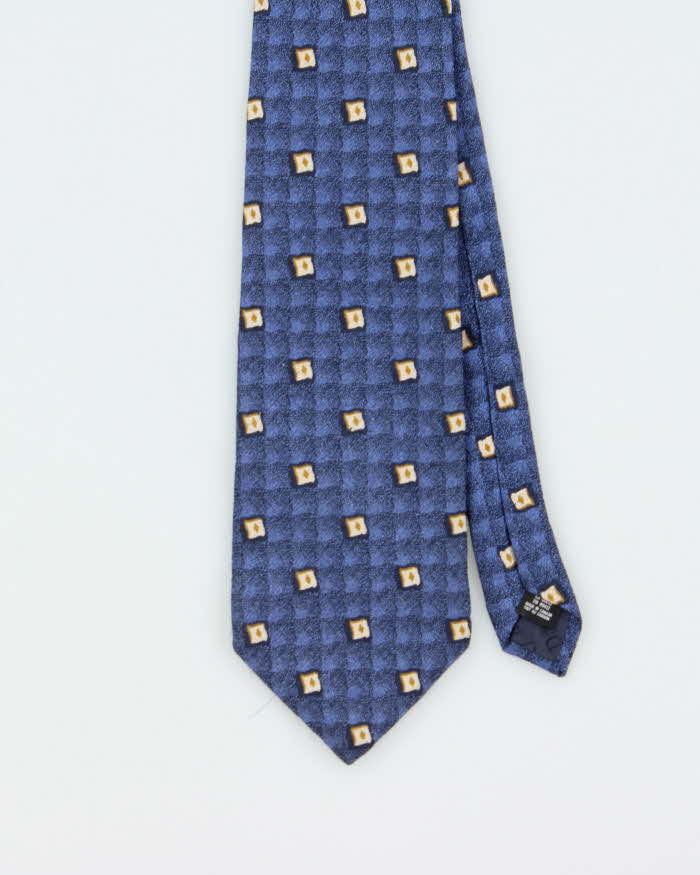 Vintage 1980s Christian Dior Patterned Silk Tie
