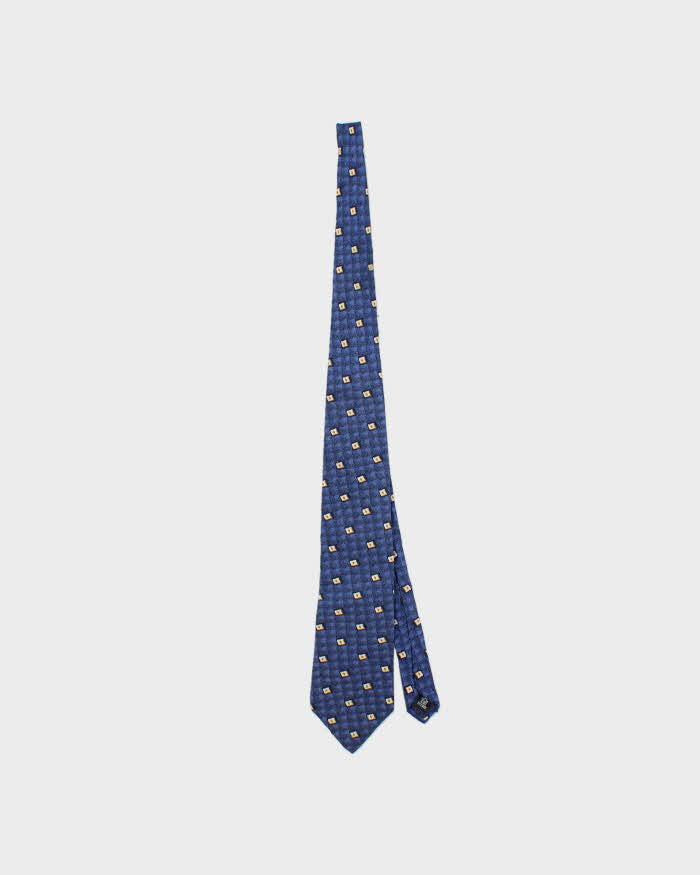 Vintage 1980s Christian Dior Patterned Silk Tie