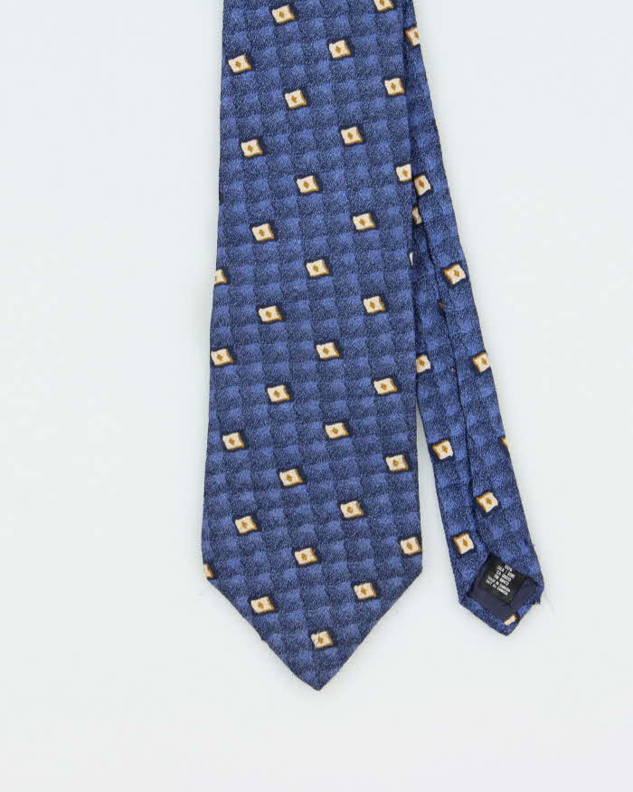 Vintage 1980s Christian Dior Patterned Silk Tie