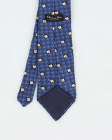 Vintage 1980s Christian Dior Patterned Silk Tie