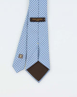 Vintage Y2K 00s Louis Vuitton Micro Damier Silk Patterned Silk Tie