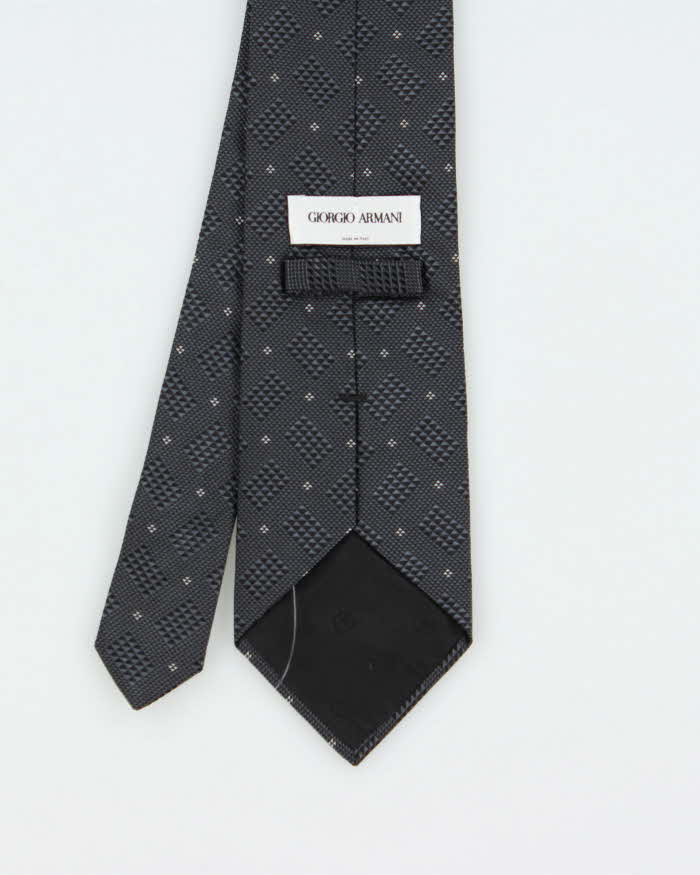 Vintage Giorgio Armani Patterned Silk Tie