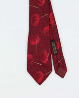 Vintage 1990s Giorgio Armani Patterned Silk Tie