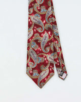 Vintage 1980s Christian Dior Paisley Silk Tie