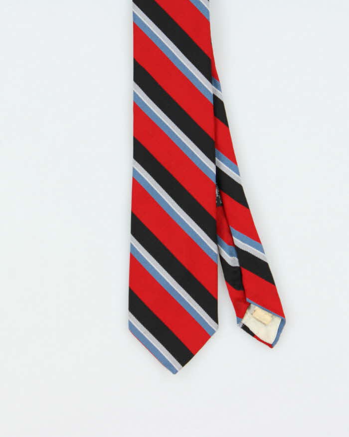 Vintage 1980s Christian Dior Striped Silk Tie