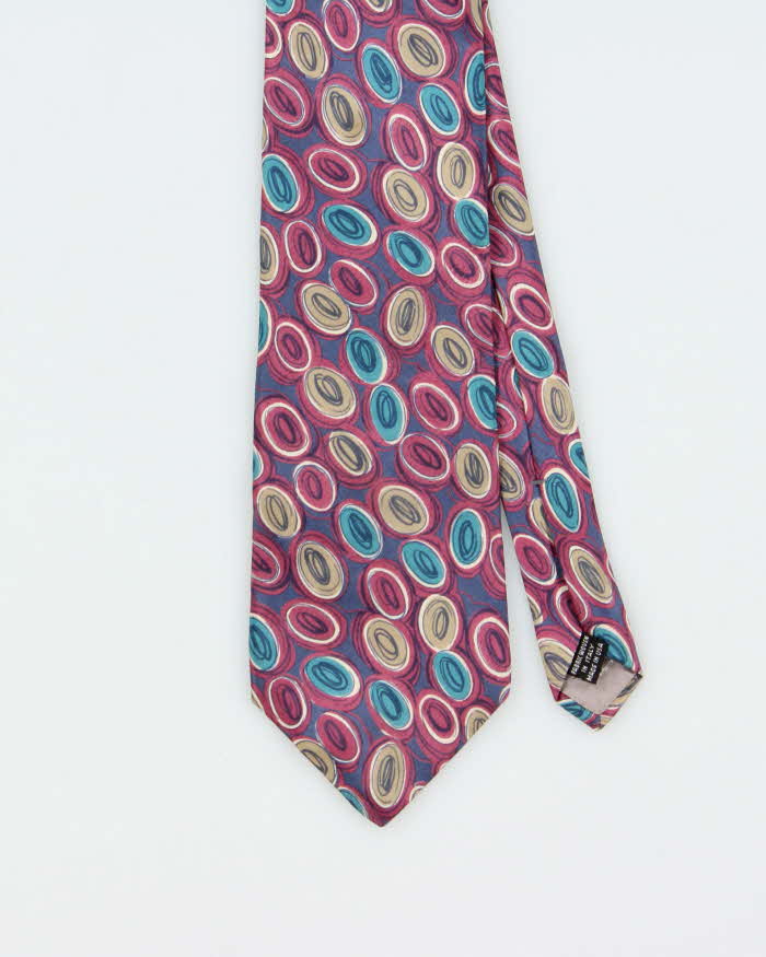 Vintage Christian Dior Patterned Silk Tie