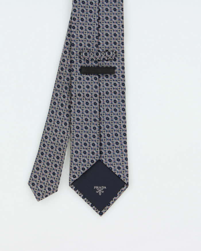 Vintage Prada Pattern Silk Tie