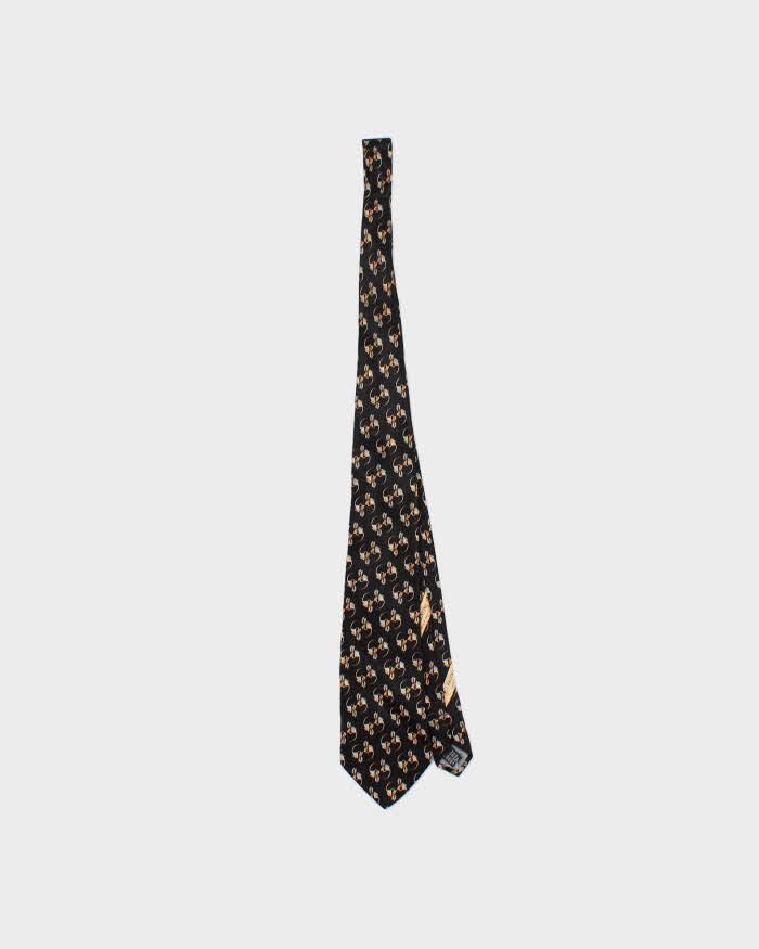 Vintage 2000s Valentino Pattern Silk Tie