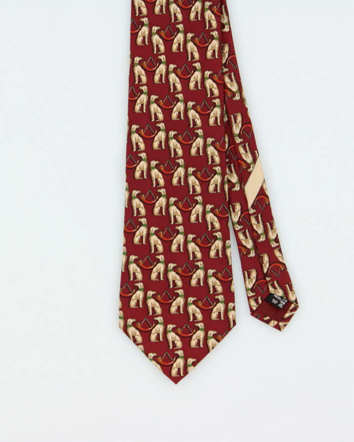 Vintage Salvatore Ferragamo Pattern Silk Tie