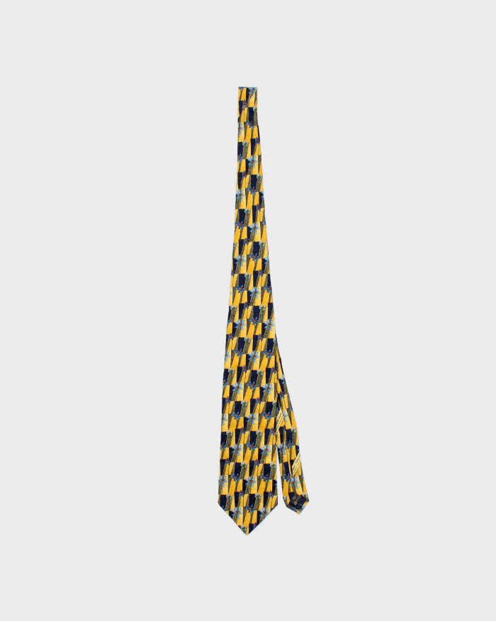 Vintage Ermenegildo Zenga Pattern Silk Tie